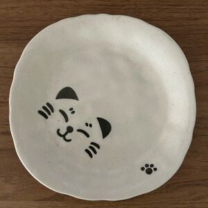 Cat Face Ceramic Plate